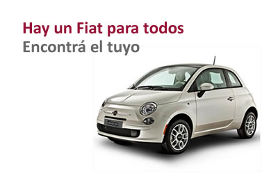 Hay un Fiat para vos. Encontrá el tuyo
